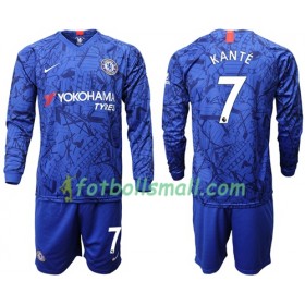 Chelsea Fotbollströjor Kante 7 Barn Hemma tröja 2019/20 Långärmad